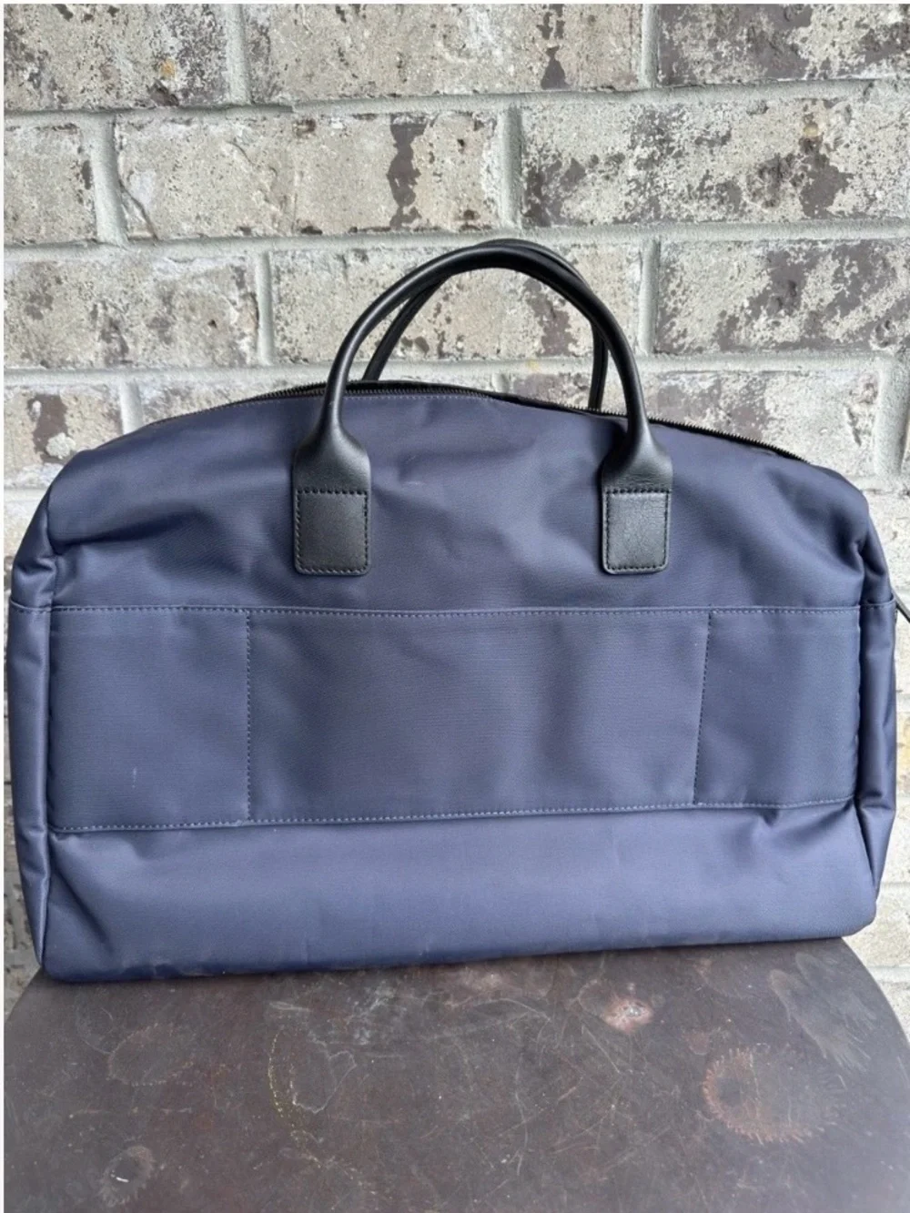 NEW July Carry All Weekender Bag French Navy Blue Travel Duffle